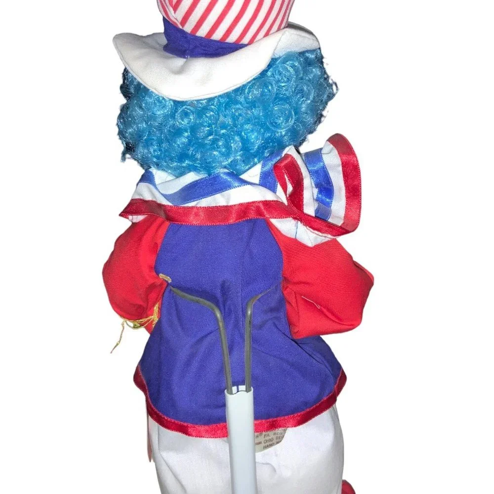 July Calendar Clown  Doll- Brinn's 1986 Uncle Sam's Birthday - Picture 5 of 10